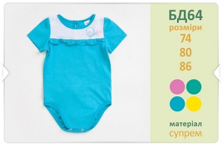 Летний боди для девочки